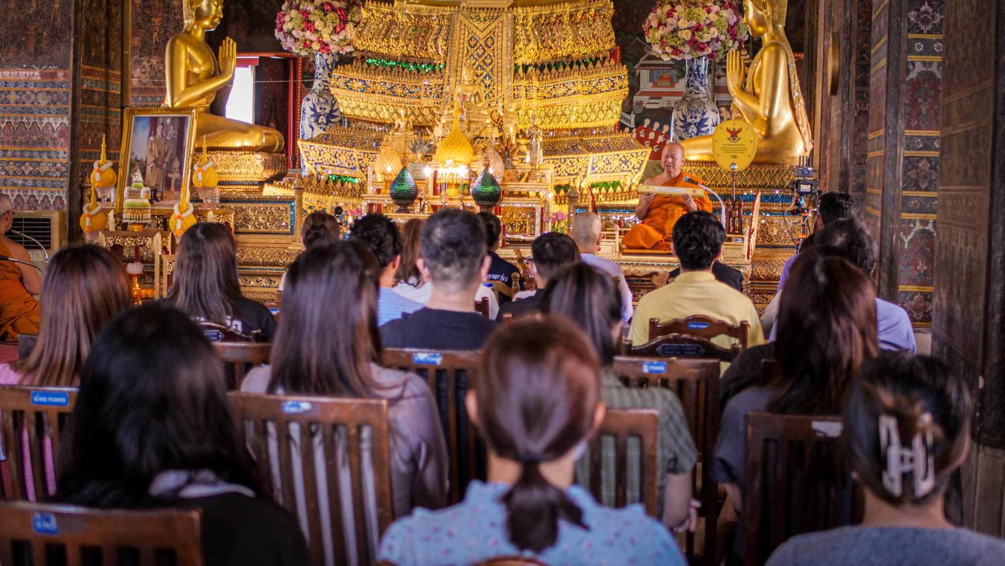  พระพรหมบัณฑิตเมตตาแสดงพระธรรมเทศนากัณฑ์อุโบสถ