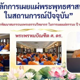 หลักการเผยแผ่พระพุทธศาสนา